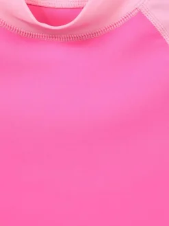 Outlet Mountain Warehouse Pink Light Long Sleeve Rash Vest