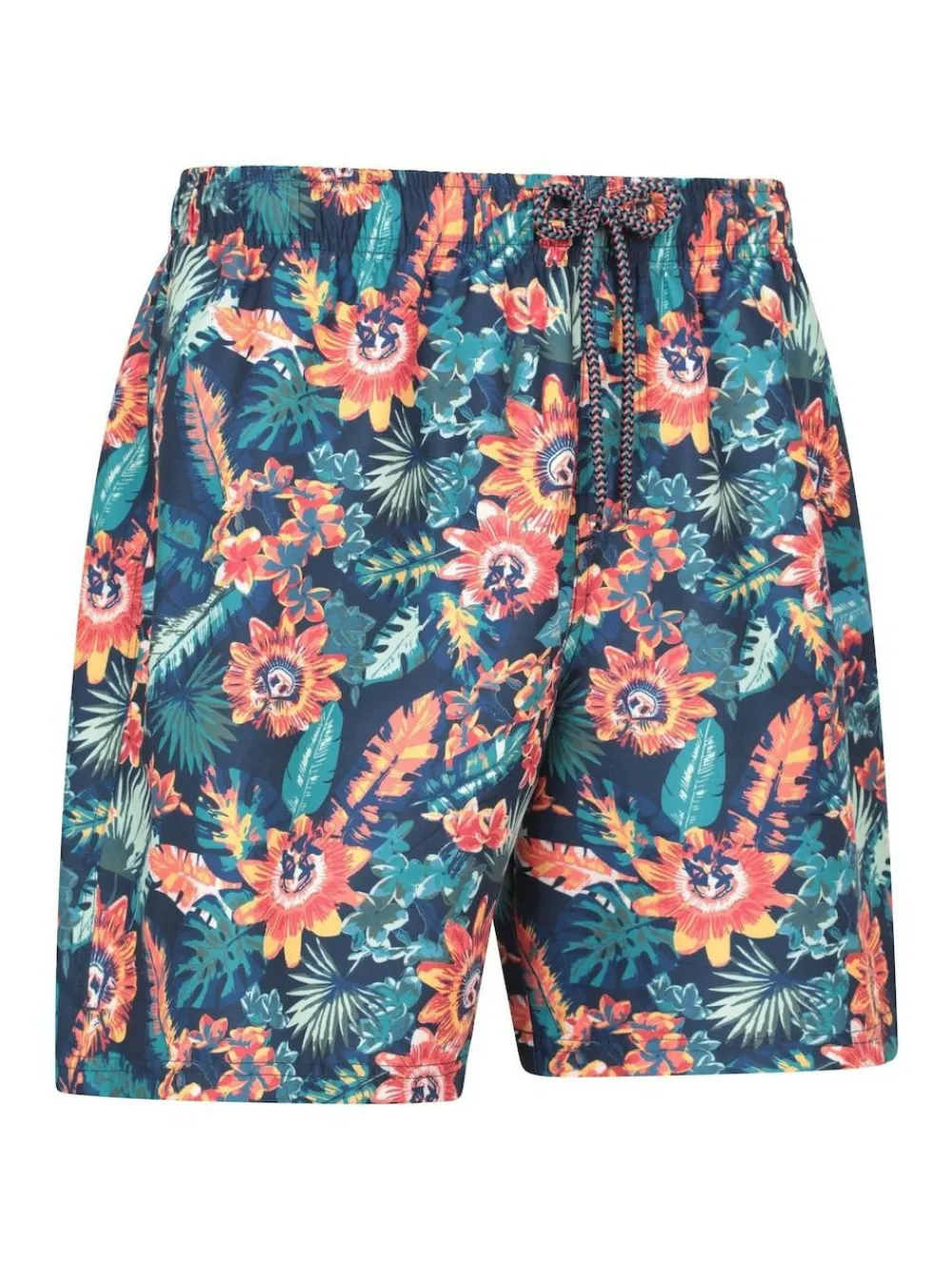 Mountain Warehouse Pink Mens Aruba Printed Quick Drying Swimshorts with UV Max Protection^ Swimwear