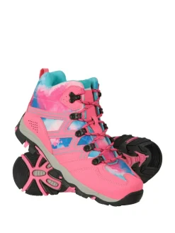 Sale Mountain Warehouse Pink Oscar II Kids Walking Boots