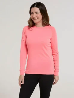 Hot Mountain Warehouse Pink Talus Womens Round Neck Thermal Top