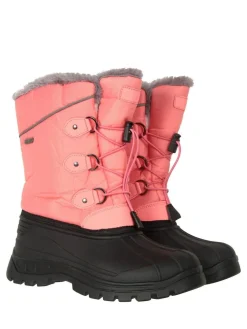Sale Mountain Warehouse Whistler Adaptive Snow Boots Pink/Black
