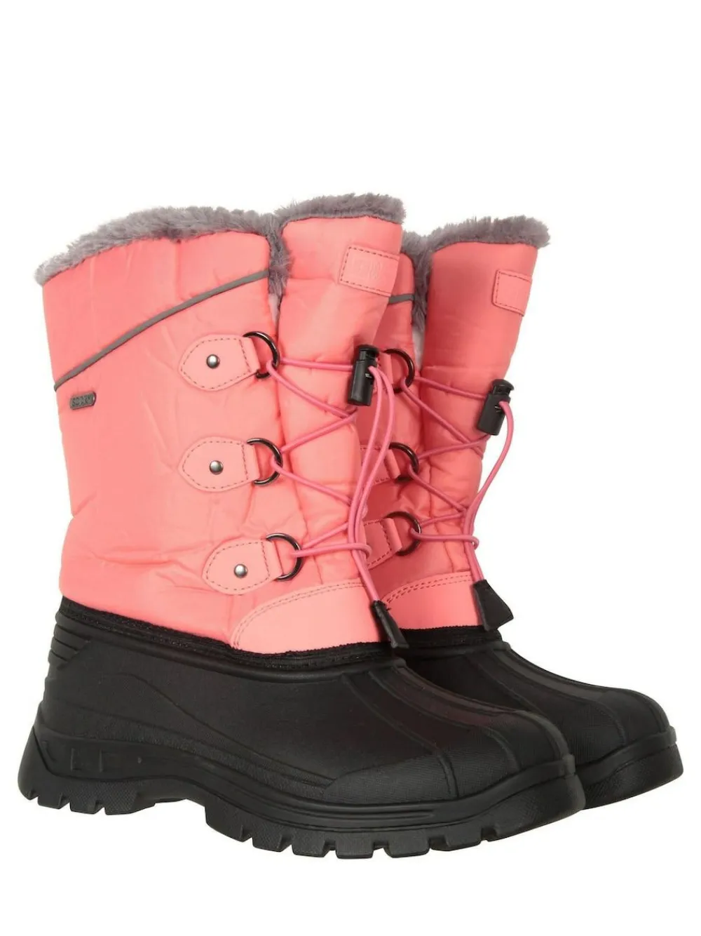 Sale Mountain Warehouse Whistler Adaptive Snow Boots Pink/Black