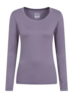 Discount Mountain Warehouse Keep The Heat Quick Drying Thermal Top Purple