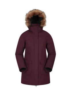Sale Mountain Warehouse Tarka Waterproof Long Padded Jacket Purple