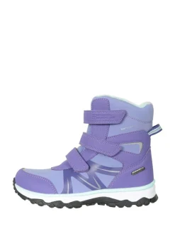 New Mountain Warehouse Kids Slope Softshell Snow Boots Purple