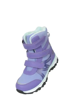 New Mountain Warehouse Kids Slope Softshell Snow Boots Purple