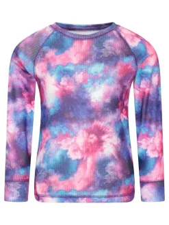 Mountain Warehouse Purple Talus Printed Baselayer-Top & Pants Set^ Thermals