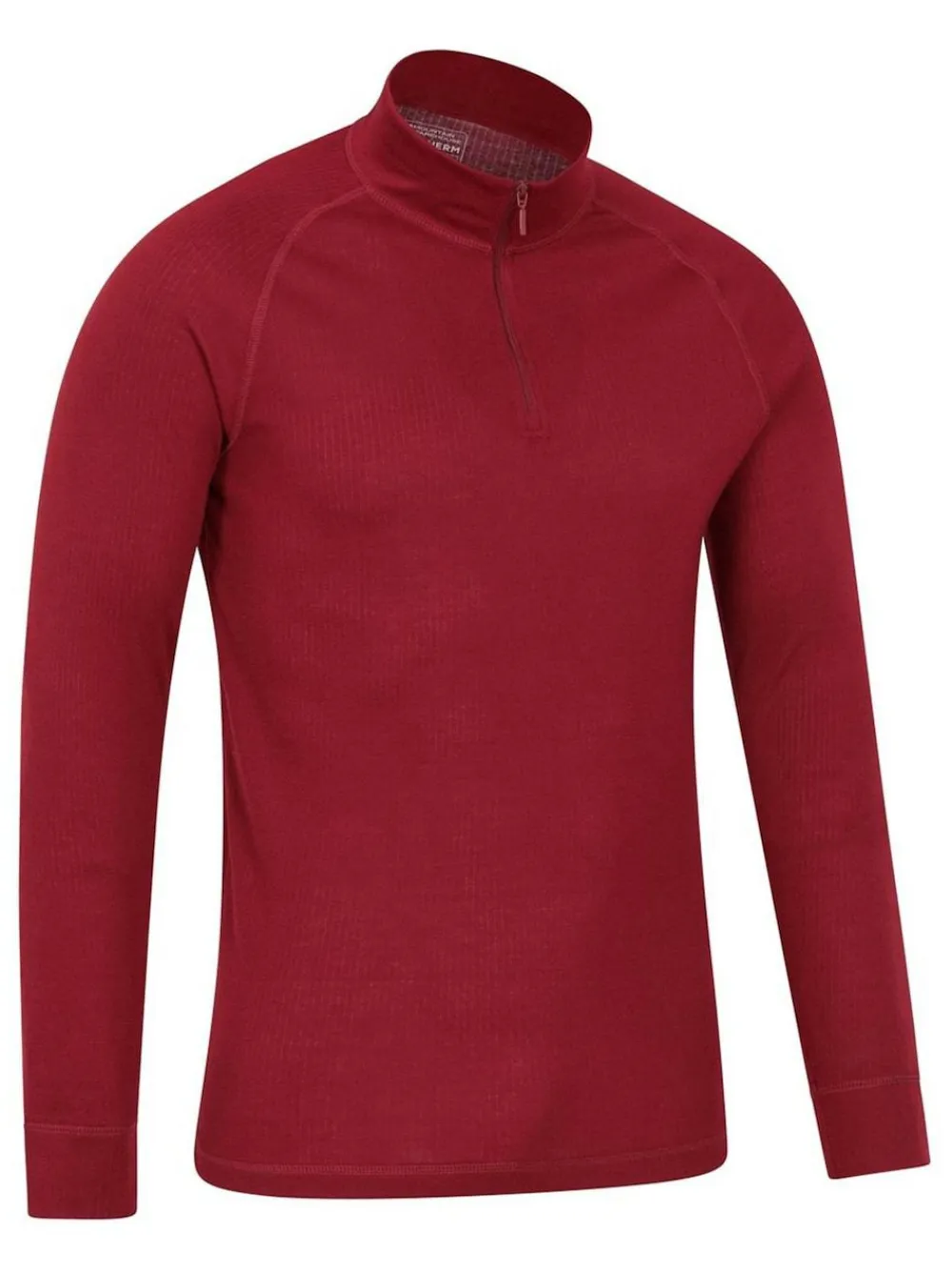 Mountain Warehouse Red Talus Long Sleeved Zip Neck Top^ Thermals
