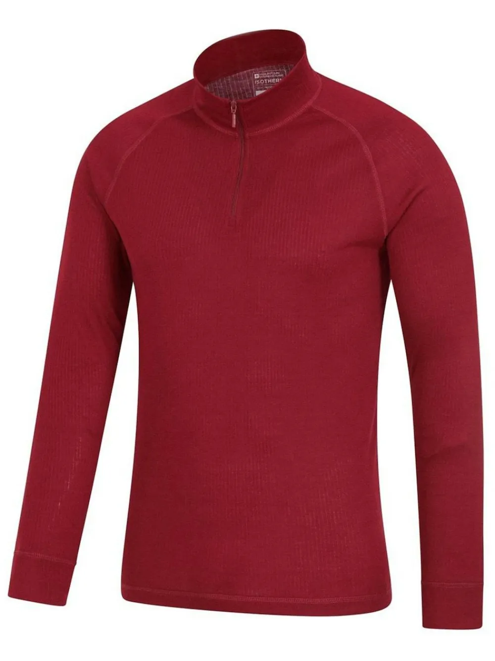 Mountain Warehouse Red Talus Long Sleeved Zip Neck Top^ Thermals
