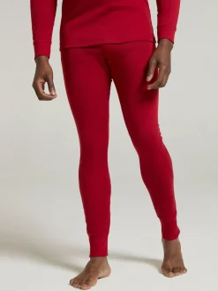 New Mountain Warehouse Talus Mens Thermal Leggings Red