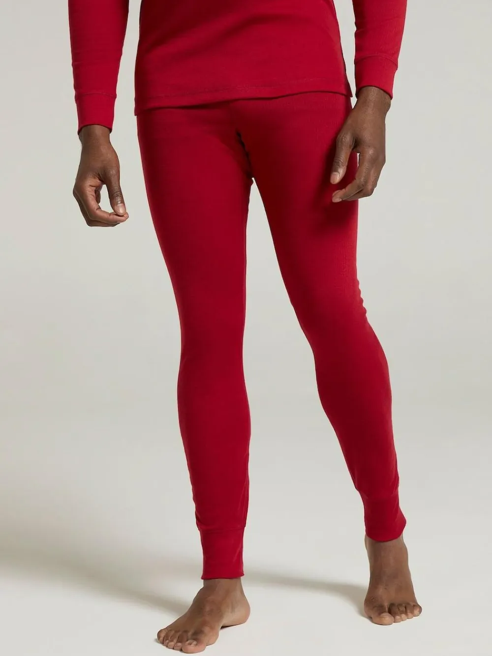 New Mountain Warehouse Talus Mens Thermal Leggings Red