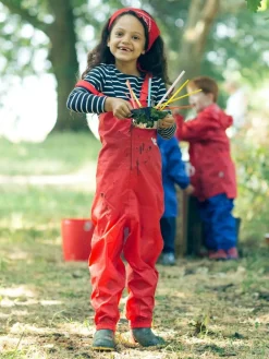 Sale Muddy Puddles Originals Waterproof Dungarees Red