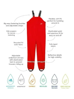 Muddy Puddles Rainy Day Waterproof Dungarees^BOY Dungarees|Jumpsuits & Playsuits
