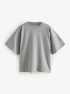 Next Multi 100% Cotton Boxy Short Sleeve T-Shirts 5 Pack^Women Nightwear|Tops & T-Shirts