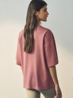 Next Multi 100% Cotton Boxy Short Sleeve T-Shirts 5 Pack^Women Nightwear|Tops & T-Shirts