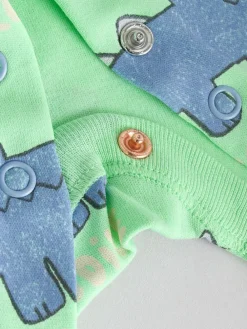 Discount Next Multi 4 Pack Animal Baby 100% Cotton Sleepsuits (0mths-2yrs)