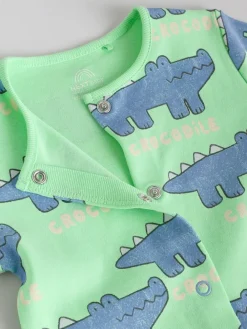 Discount Next Multi 4 Pack Animal Baby 100% Cotton Sleepsuits (0mths-2yrs)