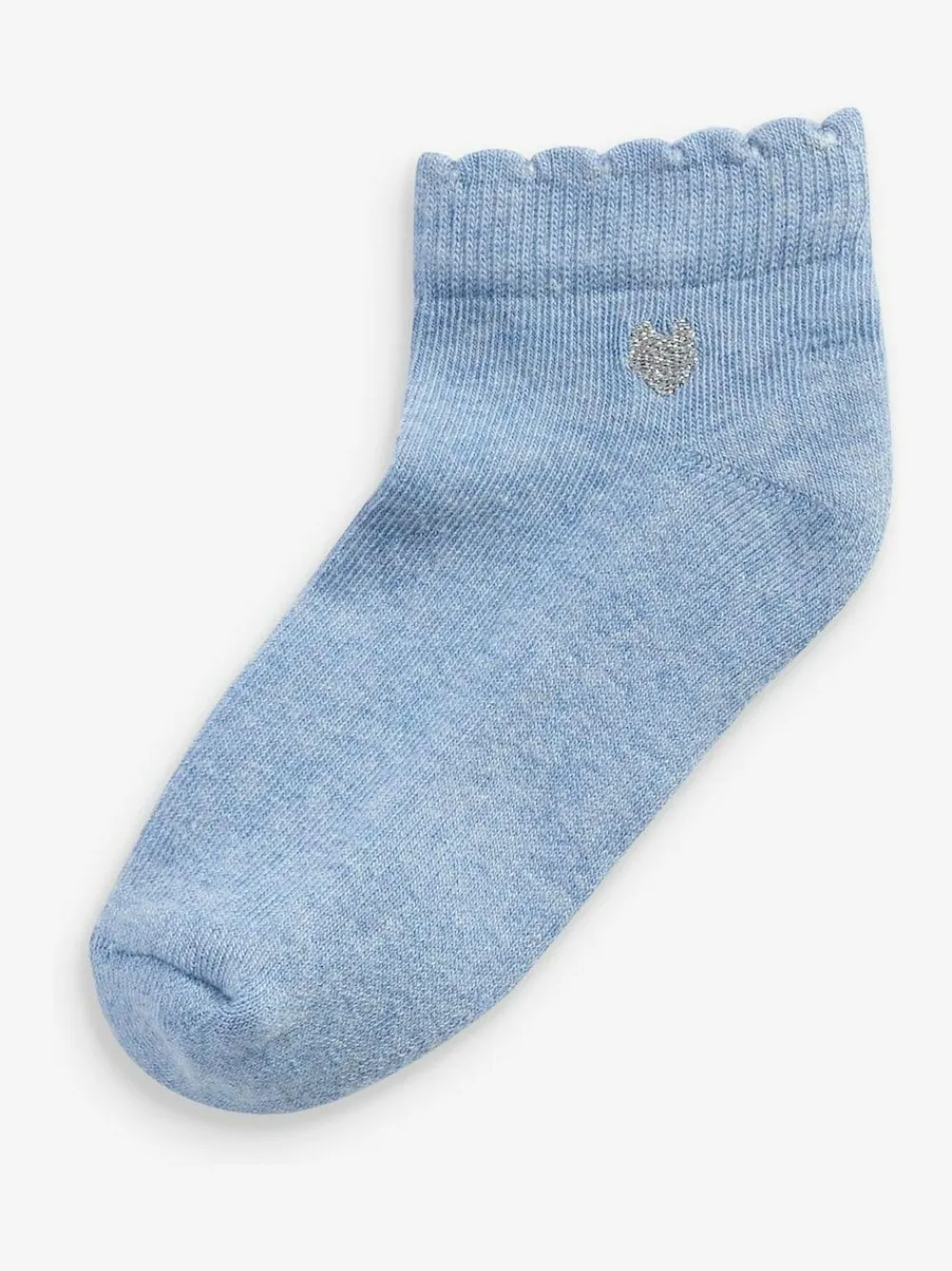 Online Next Multi 7 Pack Cotton Rich Embroidered Cushioned Sole Trainer Socks