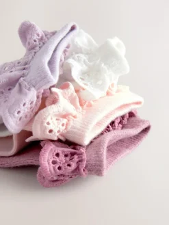 Clearance Next Multi 4 Pack Cotton Rich Ruffle Frill Ankle Socks