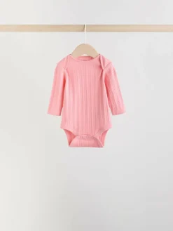 Hot Next Multi 5 Pack Long Sleeve Baby Bodysuits