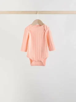 Hot Next Multi 5 Pack Long Sleeve Baby Bodysuits