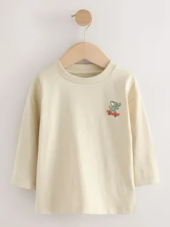 Next Multi Animals on Transport Long Sleeve T-Shirts 5 Pack (3mths-7yrs)^BOY Tops|Multipacks