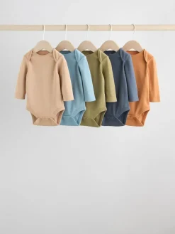 Next Multi Baby Bodysuits 5 Pack^BOY Bodysuits & Vests|Vests