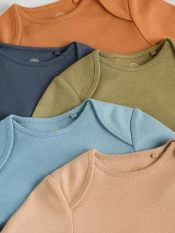 Next Multi Baby Bodysuits 5 Pack^BOY Bodysuits & Vests|Vests