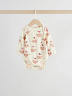 Next Multi Baby Christmas Bodysuits 3 Pack^BOY Vests|Vests