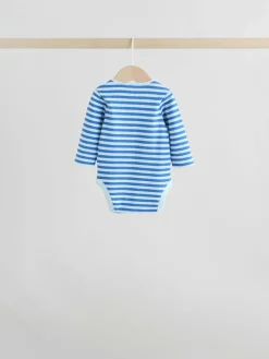 Next Baby Long Sleeve Bodysuits 5 Pack^BOY Newborn Clothing|Bodysuits & Vests