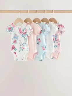 Next Multi Baby Short Sleeve Bodysuits 5 Pack^ Bodysuits & Vests|Vests