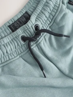 Next Slim Fit Zip Joggers 3 Pack (3-16yrs) Multi Black/Navy/Mineral