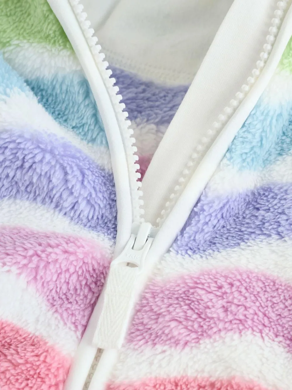 New Next Baby Fleece Hooded Zip Jacket (0mths-2yrs) Multi Bright