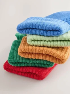 New Next Baby Roll Top Socks 5 Pack (0mths-2yrs) Multi Bright