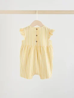 Hot Next 3 Pack Baby Rompers Multi Bright Colour Stripe