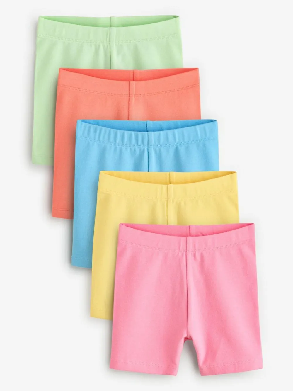 Best Next Multi Bright Cycle Shorts 5 Pack (3mths-7yrs)