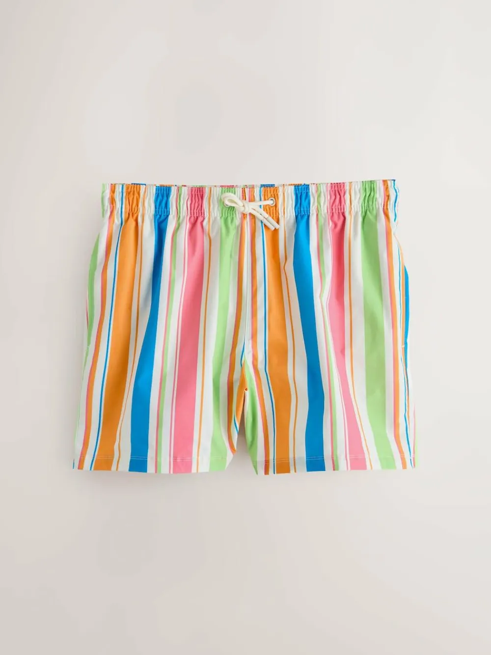 Next Multi Bright Multi-Coloured Stripe 5 Inch Swim Shorts