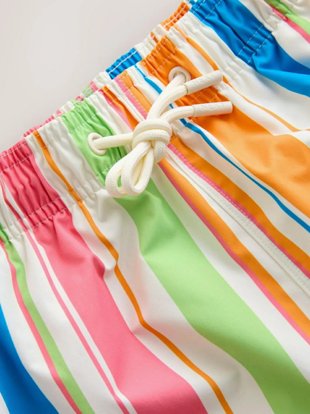 Next Multi Bright Multi-Coloured Stripe 5 Inch Swim Shorts