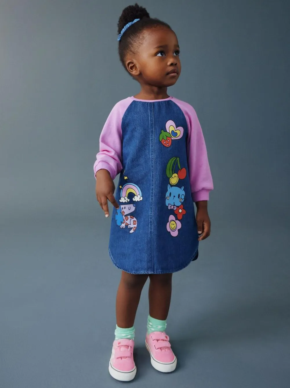 Next Raglan Denim Dress (3mths-8yrs)^ Dresses|Dresses