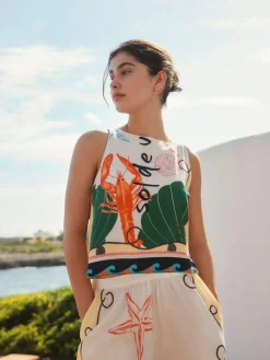 Next Multi Button Back Shell Top^Women Tops & T-Shirts