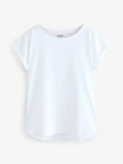 Next Multi Cap Sleeve 100% Cotton T-Shirts 7 Pack^Women Loungewear|Nightwear