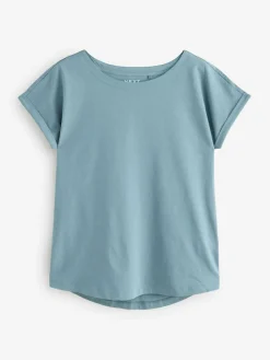 Next Multi Cap Sleeve 100% Cotton T-Shirts 7 Pack^Women Loungewear|Nightwear