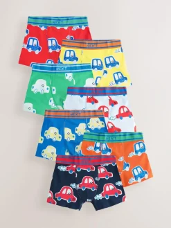 Outlet Next Boxers 7 Pack (1.5-12yrs) Multi Car Print
