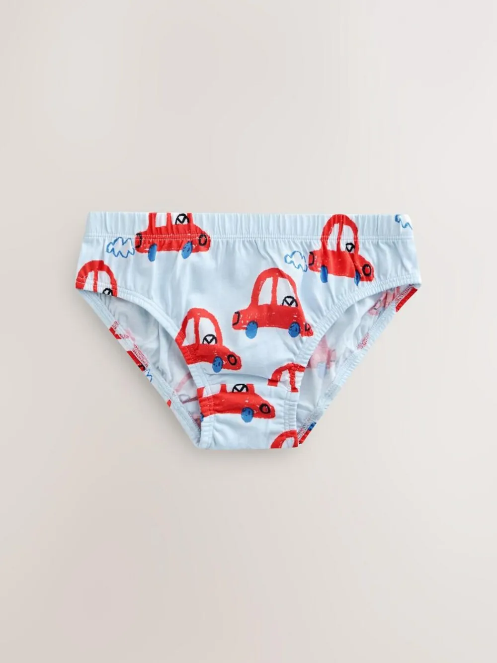 Next Cotton Briefs 7 Pack (1.5-10yrs) Multi Car Print