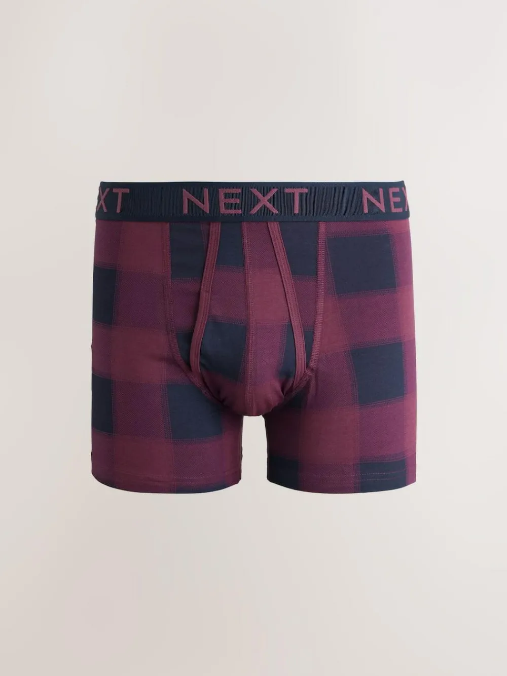 New Next Multi Check Print A-Front Boxers