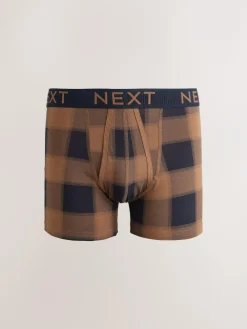 New Next Multi Check Print A-Front Boxers