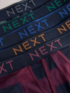 New Next Multi Check Print A-Front Boxers