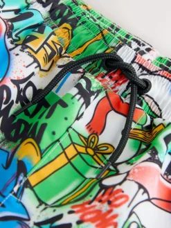 Next Multi Christmas Swim Shorts (3-16yrs)