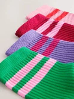 Next Cotton Rich Cushioned Sole Ankle Socks 4 Pack^ Socks & Tights|Baby Girls