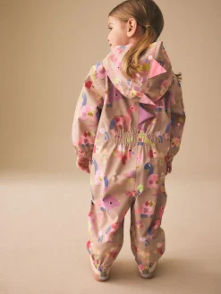 New Next Multi 3D Dino Waterproof Printed Puddlesuit (6mths-7yrs)